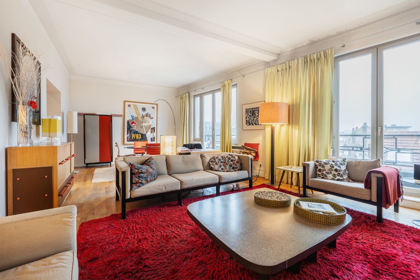 Appartement 2 chambres avec bureau à Avenue Louise – Ixelles