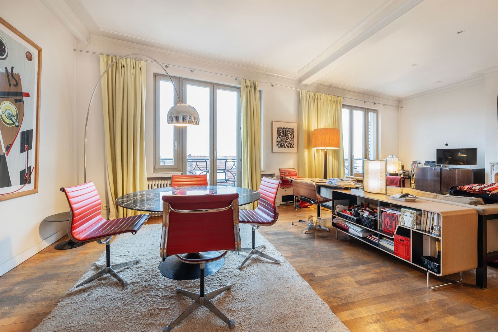 Appartement 2 chambres avec bureau à Avenue Louise – Ixelles